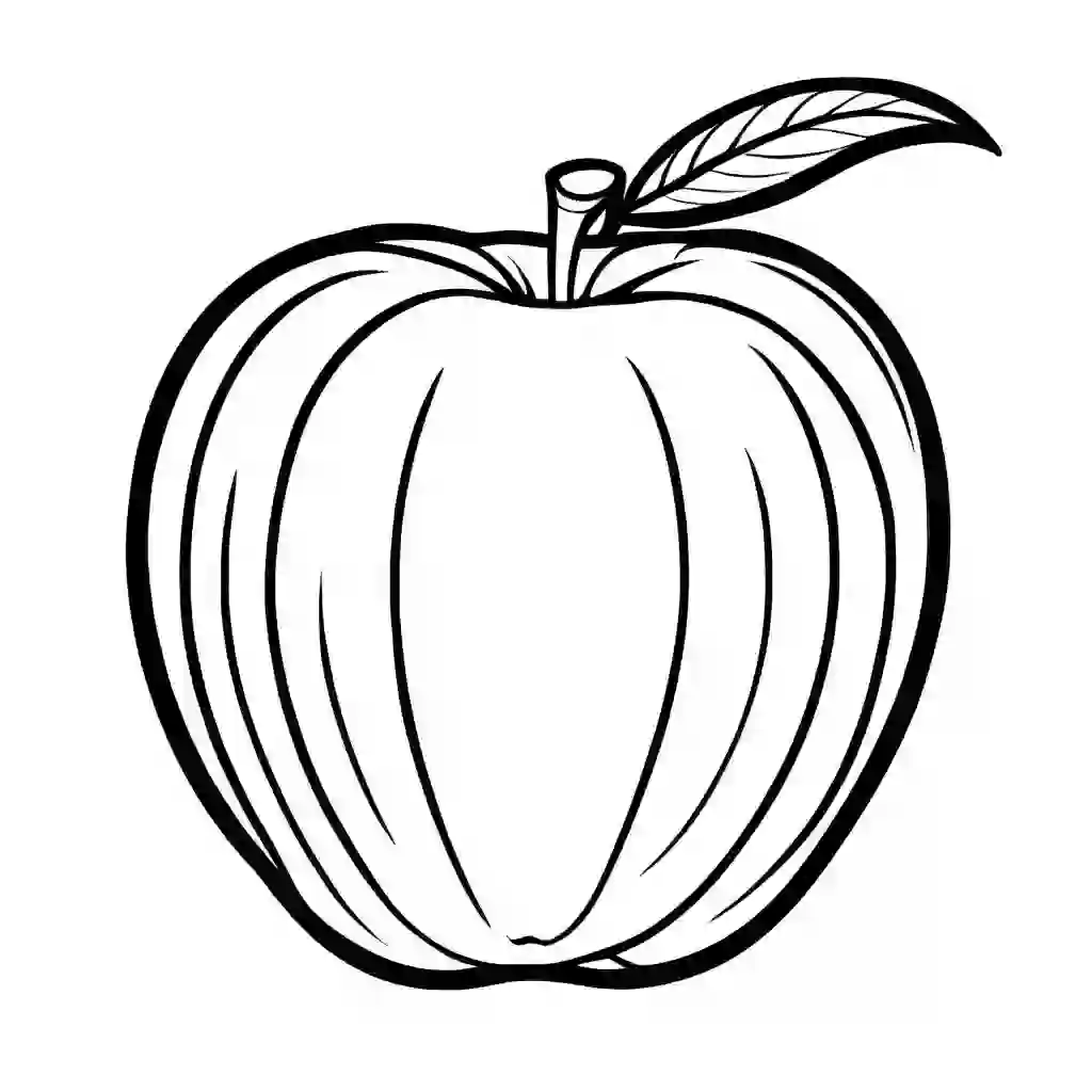 Apple (Fruit) coloring pages